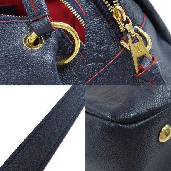 Louis Vuitton Ponthieu PM Marine Rouge Tote Bag Empreinte - Picture 6 of 7